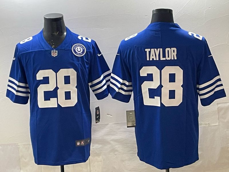 Men 2025 Indianapolis Colts #28 Taylor blue  Nike Limited NFL Jersey 02->indianapolis colts->NFL Jersey